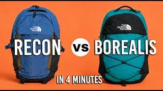 Thumbnail: Which North Face Backpack is BEST in 2026? (Recon vs Borealis 4 Minute Review)