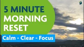 Thumbnail: 5-Minute Morning Reset for Busy Professionals | Breathe, Refocus & Start Calm | Thriver