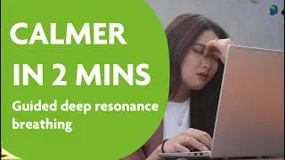 Thumbnail: Calm In Between Tasks 4:6 Resonance Breathing Exercise | Thriver Mental Fitness