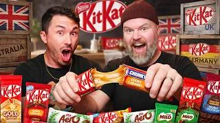 Thumbnail: Americans Try WEIRD International Kit Kats!