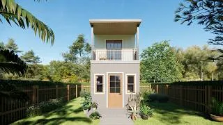 Thumbnail: Ultimate Modern Tiny House Tour | | 2 Story Cozy Tiny Home with Balcony | 3Mx6M