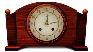 Thumbnail: shelf clock ticking sound with animation 12 hours