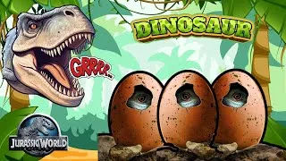 Thumbnail: The story of rescuing a dinosaur egg  | dinosaurs for kids | Merry Christmas Dinosaurs!