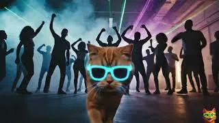 Thumbnail: Cat Dance at an Eletronic Pop Rave 🔥🐱 | MeowBeat Funny Cat Videos