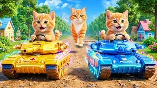 Thumbnail: Mama Cat Trims Fur on the Farm and Makes Tiger Hat For Kittens At Home🐾🎩🐯