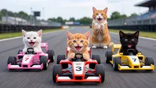 Thumbnail: Mama Cat Trims Fur on the Farm and Makes Tiger Hat For Kittens At Home🐾🎩🐯