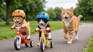 Thumbnail: Mama Cat Trims Fur on the Farm and Makes Tiger Hat For Kittens At Home🐾🎩🐯