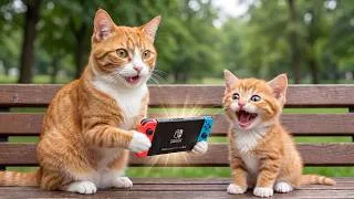 Thumbnail: Mama Cat Trims Fur on the Farm and Makes Tiger Hat For Kittens At Home🐾🎩🐯