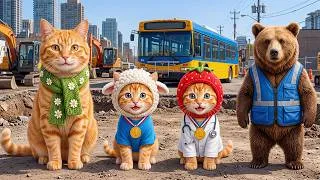 Thumbnail: Mama Cat Trims Fur on the Farm and Makes Tiger Hat For Kittens At Home🐾🎩🐯
