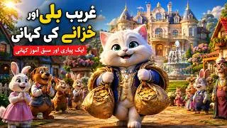 Thumbnail: 🐱 The Poor Cat Who Found a Hidden Treasure | Beautiful Moral Story for Kids 💰✨#catvideos #catshorts