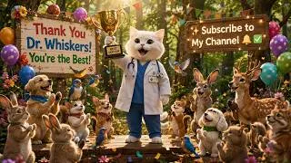 Thumbnail: 🐱 Doctor Meow's Animal Hospital | Cute Cat Adventure 🏥🐾#cutecat #youtubevideo #viralvideo #cute #cat