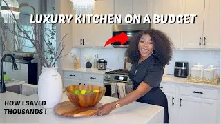 Thumbnail: How I Created a LUXURY Kitchen on a Budget (And Saved THOUSANDS!)😱