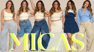 Thumbnail: THE BEST Summer Micas Try-On Haul Yet?! 😮🤯🤩🎉 | Curvy Midsize 8-10 M/L | + discount code Merideth12