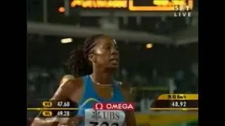 Thumbnail: Sanya Richards-Ross, 400m (48.92 SB) Amazing run by the American during Weltklasse Zurich 2005.