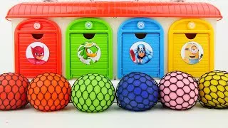 Thumbnail: Satisfying Garage ASMR | Oddly Making 6 Rainbow Squihing Clay Balls Transformation Doors Garage ASMR