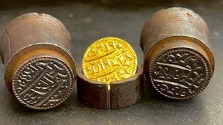Thumbnail: Handcrafted Gold Ring with Antique Coin Dies – Precision Jewellery Art