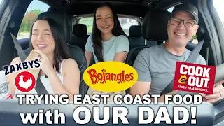 Thumbnail: Trying East Coast Fast Food ft Our Dad - Merrell Twins