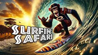 Thumbnail: Monkey Surfing Safari | This Monkey Can Surf!  #thebeachboys #animation #animatedmusicvideo #monkey