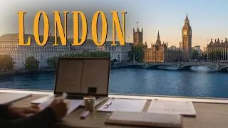 Thumbnail: Study With Me in London | Big Ben View, Real Rain, No Music