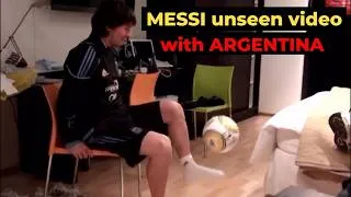 Thumbnail: Messi UNSEEN VIDEO with Argentina