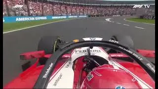 Thumbnail: Charles Leclerc on his race start "This is like a mushroom in Mario Kart" | F1 Australia 2026