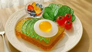 Thumbnail: Glass Harvest & Breakfast Cooking AI ASMR | Satisfying Morning Sounds on a Farm💎🍳 #4k #aiasmr #asmr 