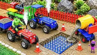 Thumbnail: DIY Mini Tractor Hauls Heavy Loads to Build a Water Tank | Construction Science Project