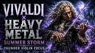 Thumbnail: Vivaldi x Heavy Metal | Summer Storm Reimagined | 30 Min Thunder Violin Focus