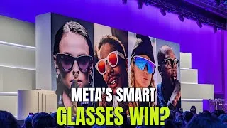 Thumbnail: Meta Smart Glasses WIN? | Samsung XR, Vibes AI Video, New Meta Stores!