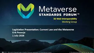Thumbnail: Legislation Presentation: Current Law and the Metaverse