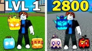 Thumbnail: Noob To Max Using Only ELEMENTAL FRUITS In Blox Fruits