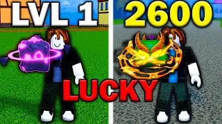 Thumbnail: NOOB To MAX The LUCKY WAY In Blox Fruits [FULL MOVIE]
