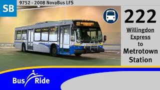 Thumbnail: 222 Willingdon Express: to Metrotown Station | TransLink CMBC 2008 NovaBus LFS (9752)