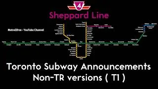 Thumbnail: TTC Subway Announcements: Sheppard Line - Non-TR [2007-2016]