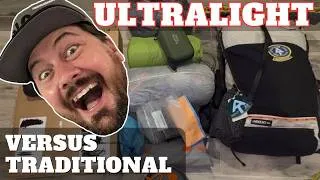 Thumbnail: TRADITIONAL VS ULTRALIGHT GEAR Backpacking In The Spring On The Pine Mountain Trail 