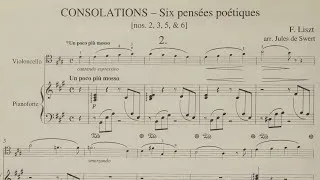 Thumbnail: Franz Liszt - Consolations for Cello and Piano (arr. Jules de Swert)