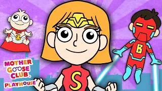 Thumbnail: Hero Finger Family + More | Mother Goose Club Nursery Rhyme Cartoons