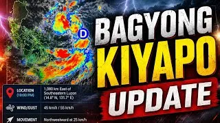 Thumbnail: BAGYONG KIYAPO UPDATE as of July 23, 2026. Tropical Depression KIYAPO heading north