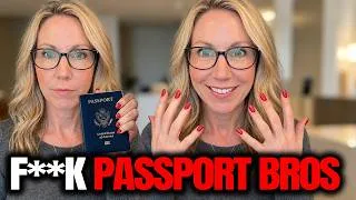 Thumbnail: "American Women Are LOSING IT As Passport Bros PUBLICLY Ignore Them"...