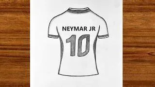 Thumbnail: How to Draw NEYAR JR JERSEY 10 Drawing | Easy FIFA World Cup Football Drawing Tutorial Step by Step