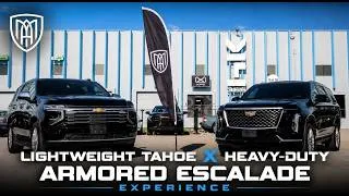 Thumbnail: Exclusive Client Experience | Lightweight Armored Tahoe vs. Heavy-Duty Armored
