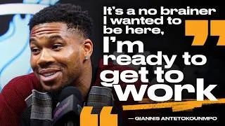 Thumbnail: Giannis Antetokounmpo: “Hopefully I can leave my mark here in Miami and make #7 as legendary as 34”