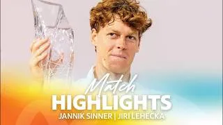 Thumbnail: JANNIK SINNER DEFEATS JIRI LEHECKA TO WIN THE CHAMPIONSHIP | 2026 Miami Open