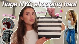 Thumbnail: HUGE NYC SHOPPING HAUL🛍️| sephora, outfits, day in my life, viral spots!