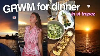 Thumbnail: GRWM FOR DINNER IN ST TROPEZ 2026 | natural makeup routine + shopping haul!