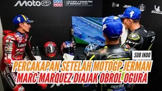 Thumbnail: [SUB INDO] PERCAKAPAN AFTER RACE MOTOGP JERMAN 2026‼️ AI OGURA AJAK NGOBROL MARC MARQUEZ‼️🤭