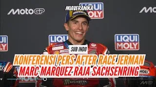 Thumbnail: [SUB INDO] KONFERENSI PERS AFTER RACE MOTOGP JERMAN 2026‼️ MARC MARQUEZ KING OF SACHSENRING‼️👑🔥