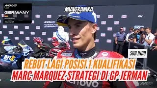 Thumbnail: [SUB INDO] MARC MARQUEZ REBUT POSISI 1 KUALIFIKASI MOTOGP JERMAN 2026‼️🔥
