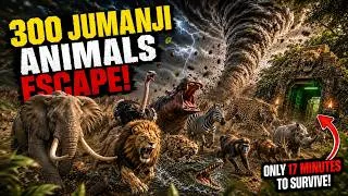 Thumbnail: 300 Jumanji Animals Escape from Tornado to the Temple in Planet Zoo Included Elephant and Lion