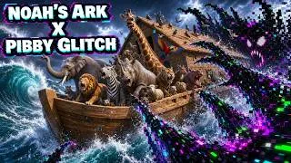Thumbnail: 200 Animals vs Pibby Glitch: Will They Make It to Noah's Ark in Time?